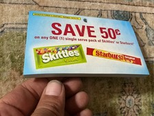 RARE Vintage 2010 Skittles Starburst Expired Coupon Pack LOT OF 50 Candy Ephemer picture