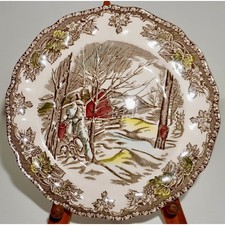 Vtg Johnson Brothers The Friendly Village Sugar Maples Bread Plates (Set of r4) picture
