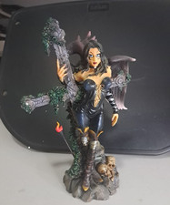 Mystical Creations Figurine Batwing Gothic Lady Figure picture