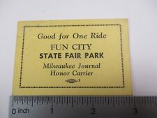 VINTAGE MILWAUKEE JOURNAL HONOR CARRIER WISCONSIN STATE FAIR TOKEN picture