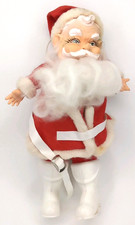 Howard Gale Rubber Face Santa Claus Doll Christmas Ornament Vintage 1950s picture