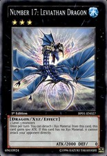 Number 17: Leviathan Dragon BP01-EN027 1st Edition Rare Yu-Gi-Oh picture