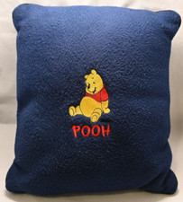 Disney Winnie The Pooh Fleece Blanket 100 Acre Collection Navy picture