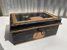 Antique 1890-1900s Hobbs Style? Secure Lock Box Safety Deposit Ben A. Goldsmith picture