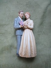 Enesco Figurine Treasured Memories Together 40th Anniversary Wedding 1983 E-3248 picture