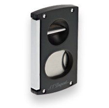 S.T. Dupont V-Cut and Guillotine Double-Blade Cigar Cutter - Matte Black picture