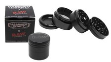 RAW X Hammercraft 4-Piece Herb Grinder - Black picture