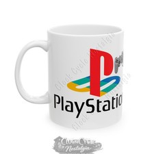 Classic PS1 PlayStation Console Coffee Mug - Retro Gaming Ceramic Cup 11oz 15oz picture