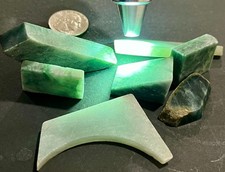 Rough Raw Untreated Jadeite Green Cuttings from Myanmar 640cts picture