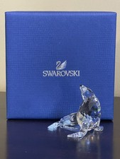 Swarovski Crystal Sea Lion Animal Figurine Sculpture with Original Box picture