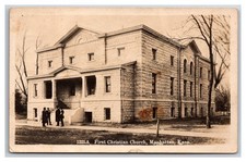 RPPC Manhattan Kansas First Christian Church Riley County picture
