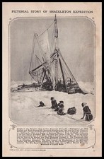 1917 “Pictorial Story of Shackleton Expedition” Extraordinary Escape & Rescue picture