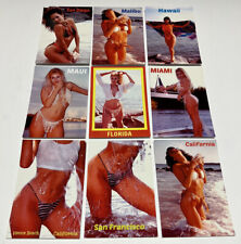 Postcard Lot of 9 Pinup Risque Bikini Girl Bathing Beauty Gorgeous Postcard #429 picture