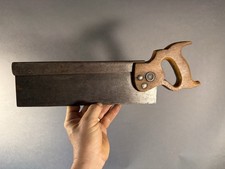 Vintage Disston & Sons 12 Inch Tenon Back Saw No. 4 Cast Steel picture