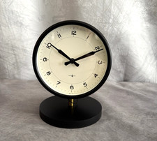 Threshold Tabletop Clock Matte Black picture