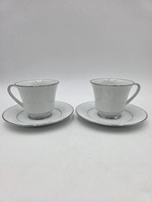 Vintage NORITAKE China Ranier 6909 Cup And Saucer Set Of 2 Made In Japan picture