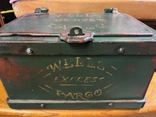 Wells Fargo Express Denver Vintage Stage Coach Strong Box picture