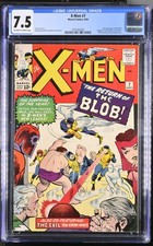 X-MEN #7 CGC 7.5 V1 1964 2ND BLOB MAGNETO & BROTHERHOOD OF EVIL 1 OWNER COMIC picture