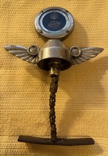 Antique Studebaker Boyce MotoMeter Winged Radiator Cap Thermometer Rare Original picture