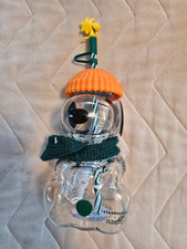 Starbucks x Peanuts Snoopy Bear 100% OFFICIAL Glass Cold Cup 2026 IN HAND picture