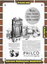 Metal Sign - 1932 Philco Inclined Sounding Board- 10x14 inches picture