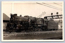 K66/ Columbus Ohio RPPC Postcard c1950s Pennsylvania Railroad Locomotive 54 picture