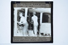 Coal Miners Underground Platt Bridge Wigan T Taylor Magic Lantern Slide 1897 picture