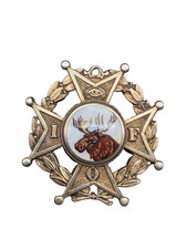 Antique Masonic IOOF Sterling Silver Gilt Odd Fellows Badge Birmingham UK 1934 picture