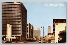 CA, Los Angeles, Wilshire Blvd, Old Cars, Ambassador Hotel, Vintage Postcard picture