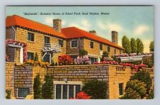 Seal Harbor ME-Maine, Summer Home Edsel Ford, Antique Vintage Postcard picture