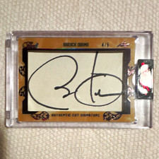 Leaf 2016 Pearl Barack Obama Authentic Cut Signature Auto Card PC-BA1 4/5 picture