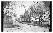 Hingham Massachusetts 1890s Baptist Church Main Elm Standard Postcard picture