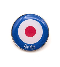 The Who - Mod Logo Target Symbol Heavy metal band Enamel Patch Metal Brooch Pin picture