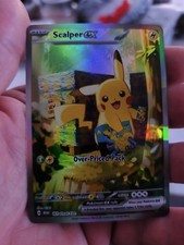 Pokemon CCG Scalper Pikachu Ex Custom CCG Card In Excellent Condition Pokemon CCG Card picture
