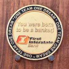 First Interstate Bank One Team One Dream Employee Challenge Coin  1#47 picture