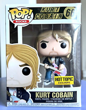 VAULTED Funko Pop Rocks: KURT COBAIN #66 (Nirvana Unplugged) Hot Topic Exclusive picture