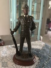 Vanmark American Heroes Figurine Statue Color Guard 1998 Black 1/2335 Limited Ed picture