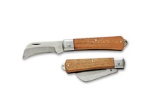 Kanetsune Seki Japan Hawkbill Denko KT-406 Wood Handle Folding Pocket Knife picture
