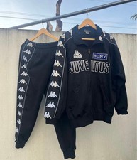 Vintage 1995-96 Juventus Kappa SONY Tracksuit Jacket Pants Set Size O XL picture