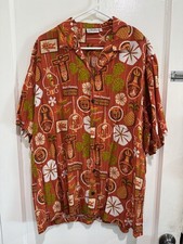 Shag 50th Anniversary Enchanted Tiki Room Camp Hawaiian Shirt XL Disneyland picture