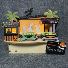 World Market Halloween Silver Screen Drive-in Light Up Wooden Laser-cut MCM 2022 picture