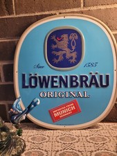 Lowenbrau Original Imported From Munich Germany Tin Sign picture
