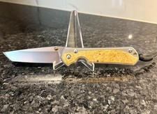 Chris Reeve Large Sebenza 31 Box Elder Inlay Tanto Magnacut NIB   picture
