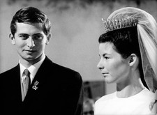 Hereditary Prince Hans-Adam of Liechtenstein Marie Countess Kinsky- Old Photo 2 picture