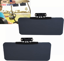 Magnetic Golf Cart Sun Visor for Polarized Anti-Glare Protection 226° Adju 2 Pcs picture