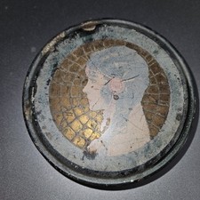VTG 1920s Gloria Swanson Canco Beautebox Tin Art Deco Henry Clive Silent Film picture