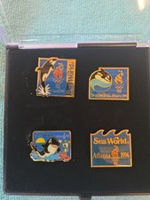 OFFICIAL 1996 OLYMPIC SUMMER GAMES SEA WORLD SET OF PINS picture