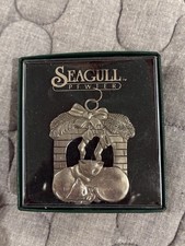 Seagull Pewter Cat Ornament/Pendant - Boxed picture