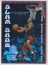 NBA STEVE FRANCIS 2000 01 Fleer SKYBOX Ultra Basketball Slam Show 1 OF 10 SS RAR picture