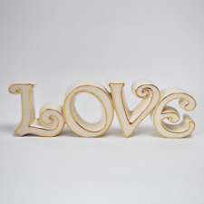 Lenox LOVE Letters Ornament Sculpture Figurine Wedding Gift Collectible Decor picture